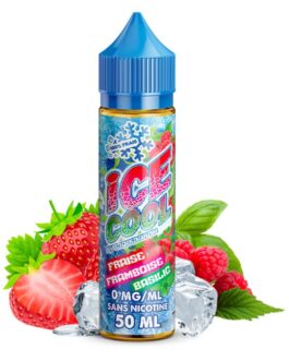 Fraise Framboise Basilic 50ml – Ice Cool by Liquidarom