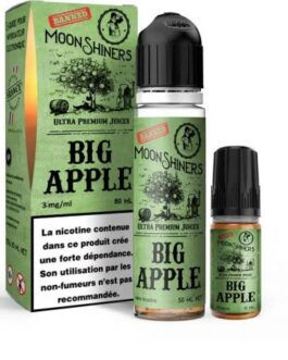 Moon Shiners: Big Apple 60ml Easy2Shake – Le French Liquide