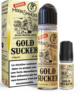 Moon Shiners: Gold Sucker 60ml Easy2Shake – Le French Liquide